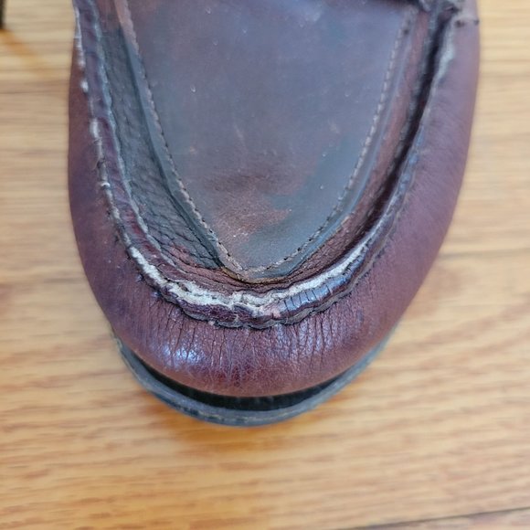 Timberland‎ 7M Brown Leather Hiking Work Boots Waterproof Vintage - Picture 7 of 9